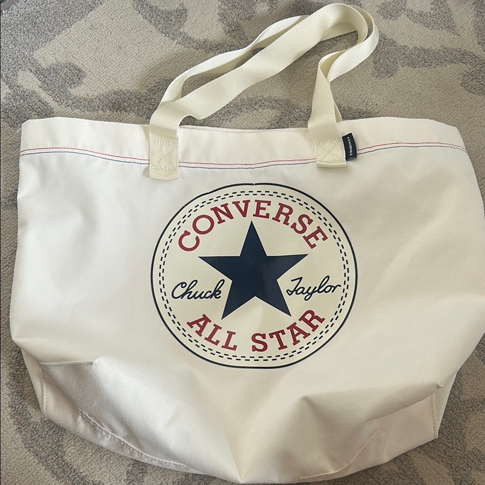 Converse All Star Cream Canvas Tote